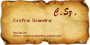 Czifra Szandra névjegykártya